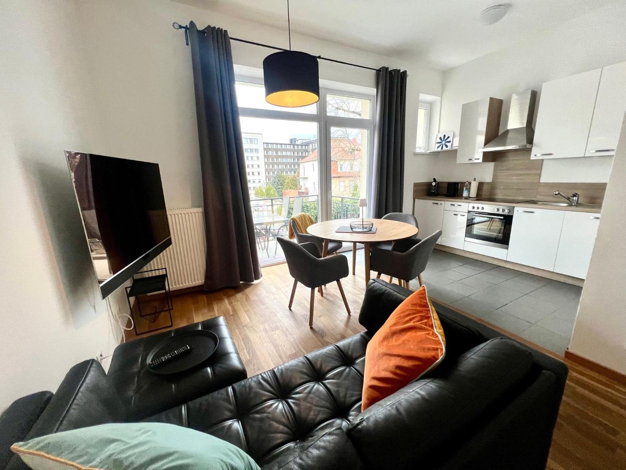 Cooles City-Appartment - Balkon Bayreuth Kültér fotó